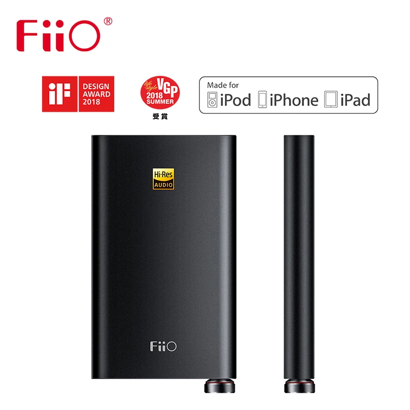 Fiio Q1 Mark II Hi Res аудио nent DAC DSD усилитель для наушников XMOS 384 кГц/32 бит Iphone/iPad/PC AK4452