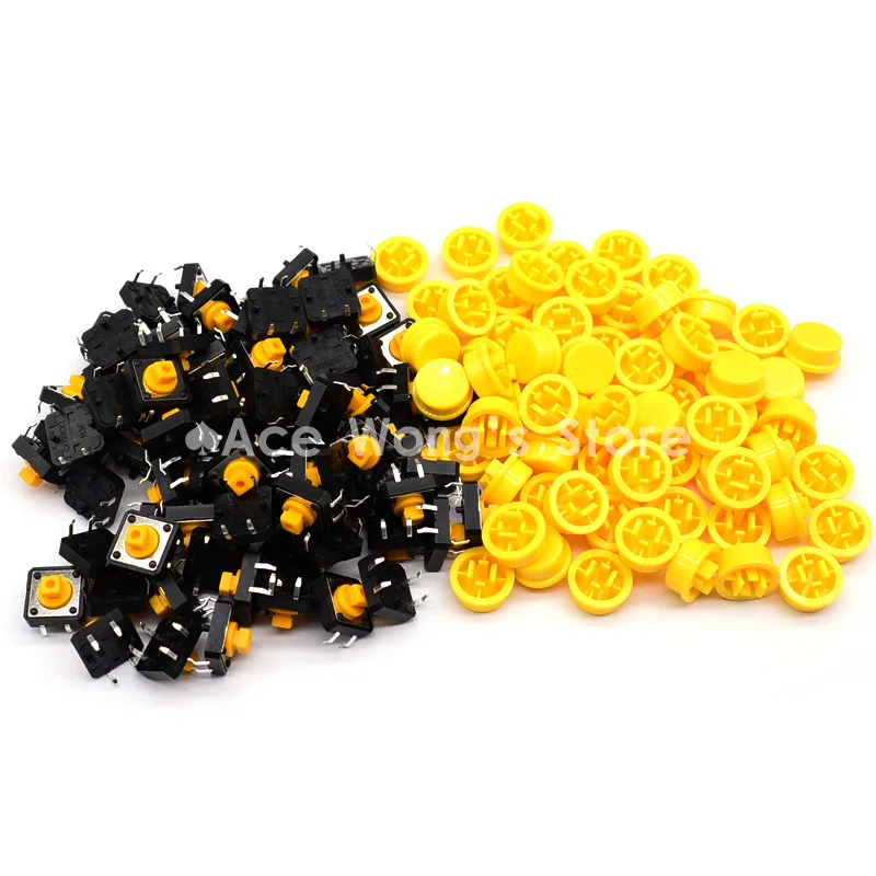 Бесплатная доставка 100 шт. Тактильный кнопочный переключатель мгновенного