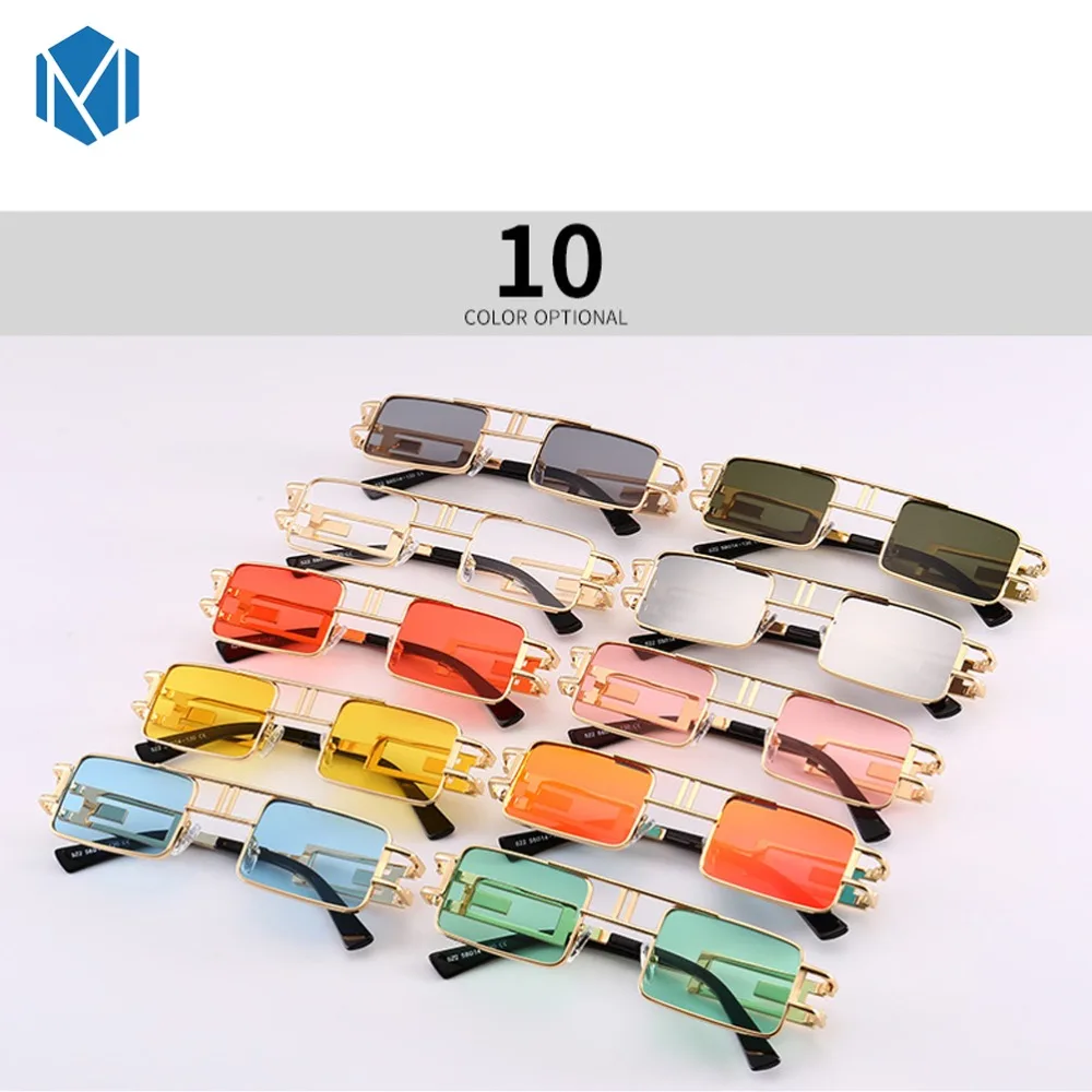 2019 новый металл женские солнцезащитные очки в стиле стимпанк мода квадратный