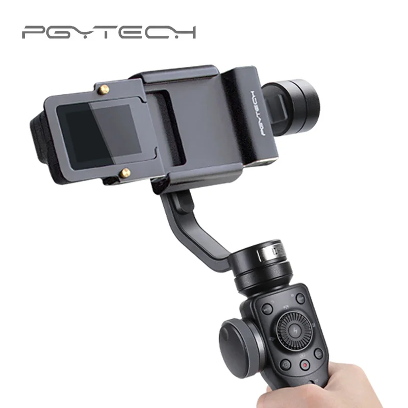 PGYTECH Gopro адаптер для DJI Osmo Mobile 2 стабилизатор Zhiyun Smooth 4 Gimbal XiaoYi 4K крепление для камеры аксессуары
