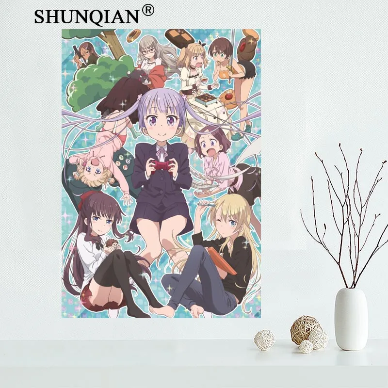 Лидер продаж! Холщовый плакат Yamada and the seven anime witches для домашнего декора живопись