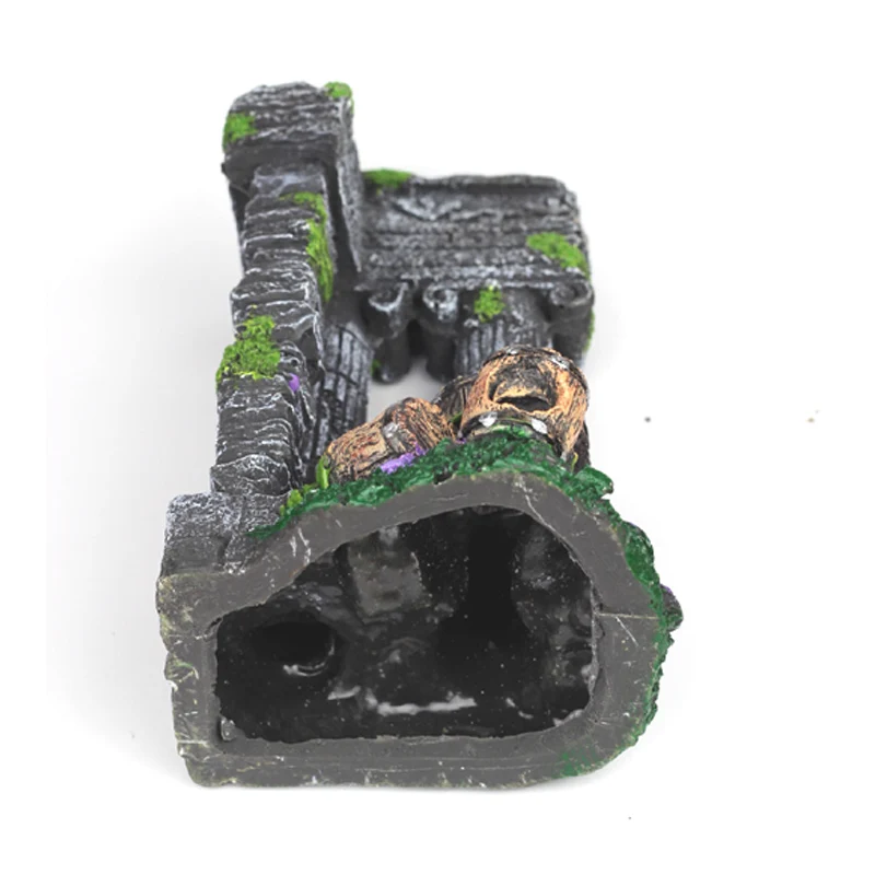 Размер L греческие руины храма Афина Римская империя остается 13*13*24 см украшения