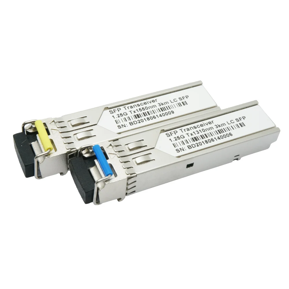 20KM 1.25G BiDi SFP Module 1310nm/1550nm SC/LC Compatible 1 pair Fiber Optic Transceiver sfp transceiver | Мобильные телефоны и