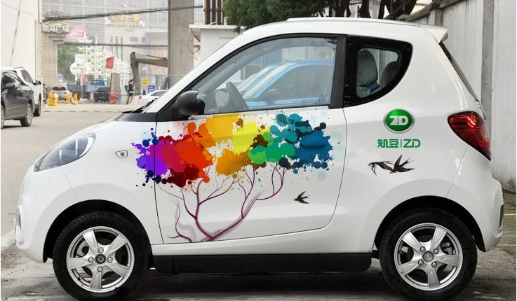 Автомобильная наклейка с левой стороны модное украшение Стайлинг автомобиля