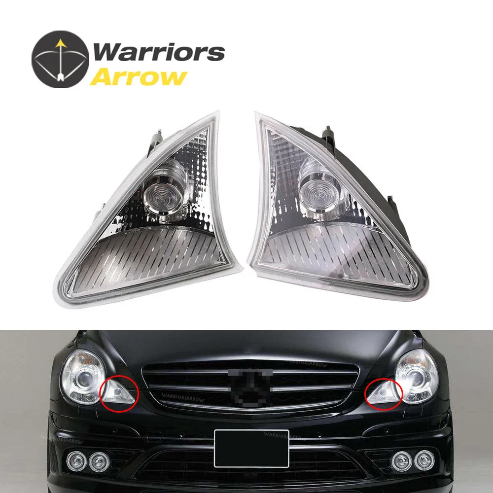 Для Mercedes-Benz W251 2006 2007 2008 2009 R320 R350 R500 R63 пара габаритных огней передние парковочные лампы без лампы левый и правый