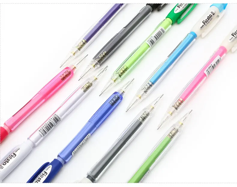 Pentel FIESTA AX-105 механические карандаши 0,5 мм цветная прозрачная полимерная Ручка Хвост с ластиком школьные принадлежности для письма 1 штука