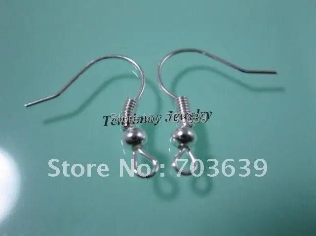 Fashion Alloy Earring Hooks, Earring DIY Components Free Shipping(500pcs/lot)