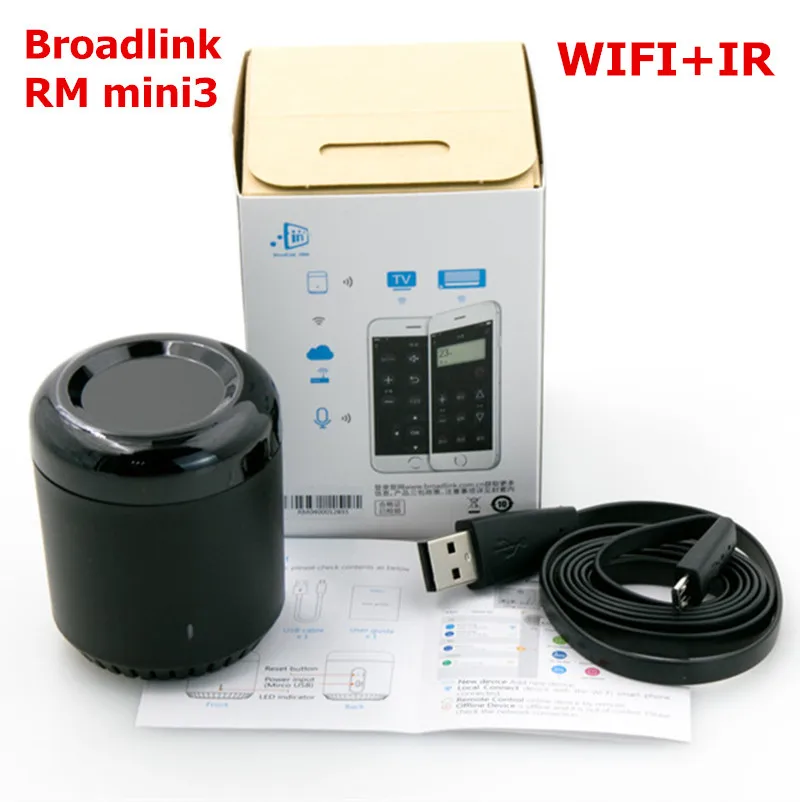 Broadlink RM33 RM Pro Mini3 WI-FI + IR RF Универсальный Интеллектуальный пульт дистанционного