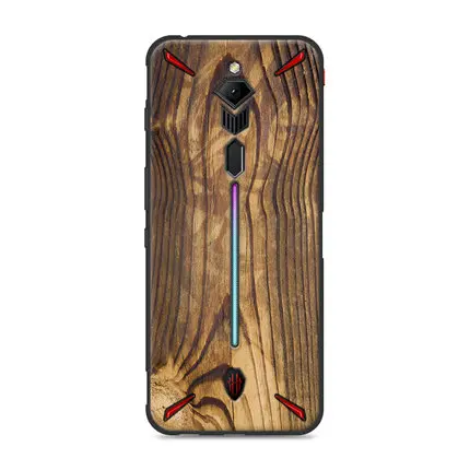 Чехол с принтом под дерево и камень для Nubia Red magic 3, Мягкая силиконовая задняя накладка из ТПУ, чехол для Nubia Redmagic 3, чехол для телефона s shell coque - Цвет: A1