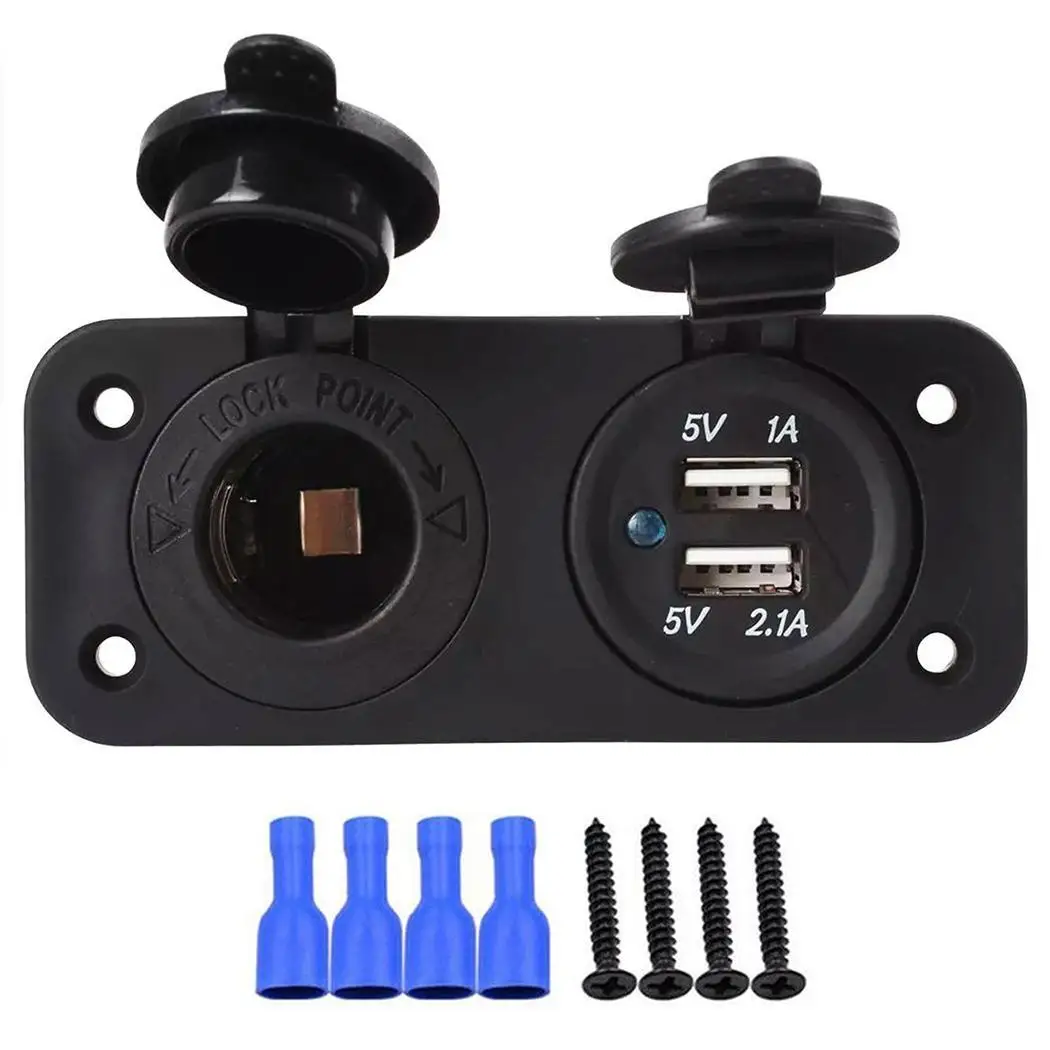 Sailnovo двойная USB розетка для автомобильного прикуривателя 5 в выходной сплиттер