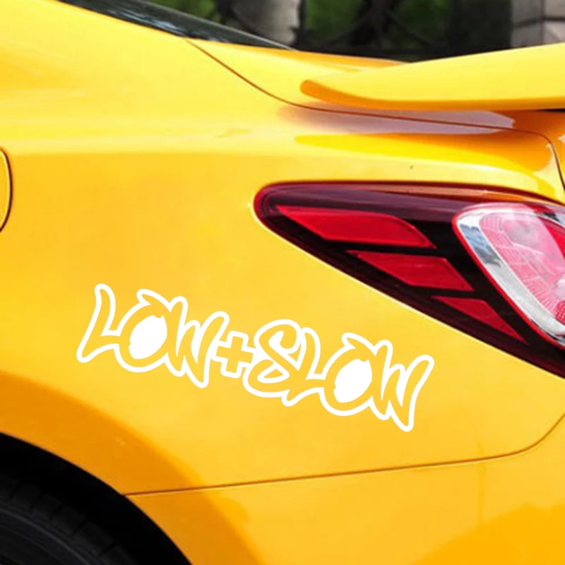 Наклейка JDM Low + Slow наклейка на окно автомобиля грузовика творческие аксессуары