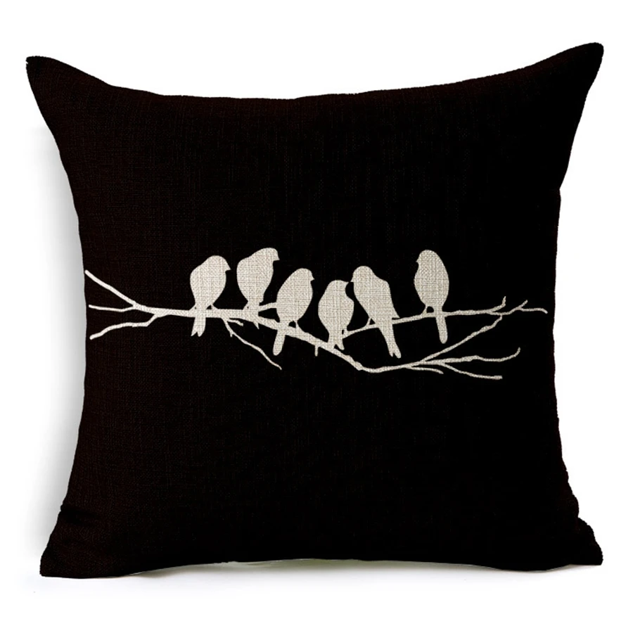 Горячая Распродажа наволочки птица разговора по филиала образец Горячее