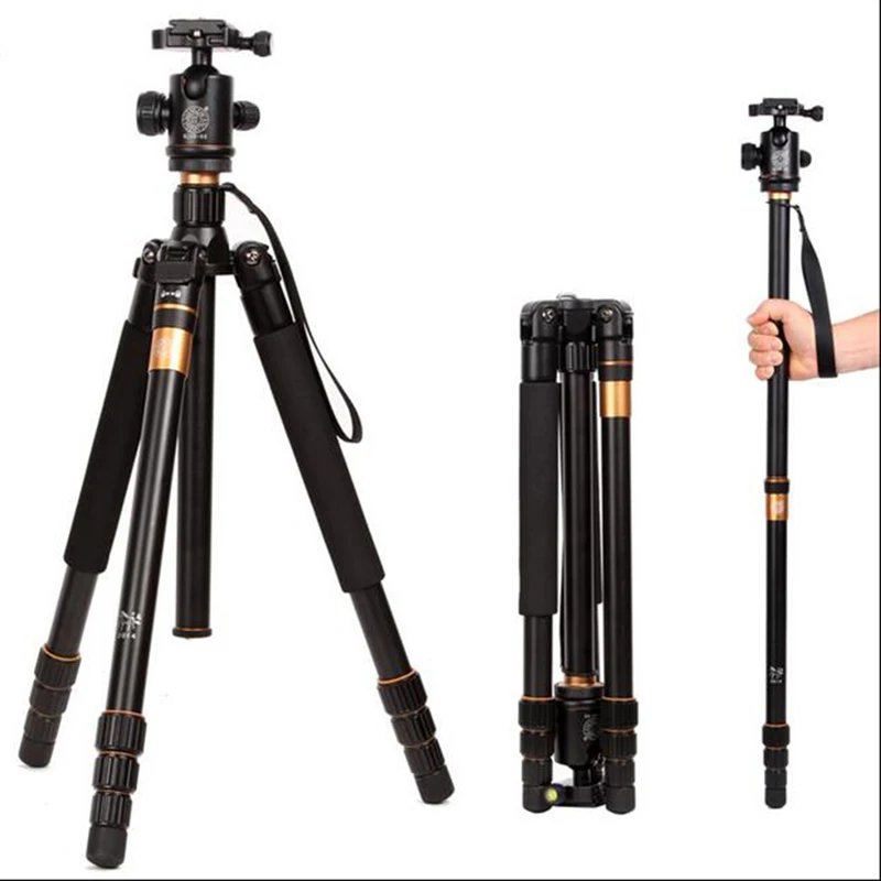 Q999 Профессиональный штатив для камеры из сплава алюминия DSLR камера трипэ