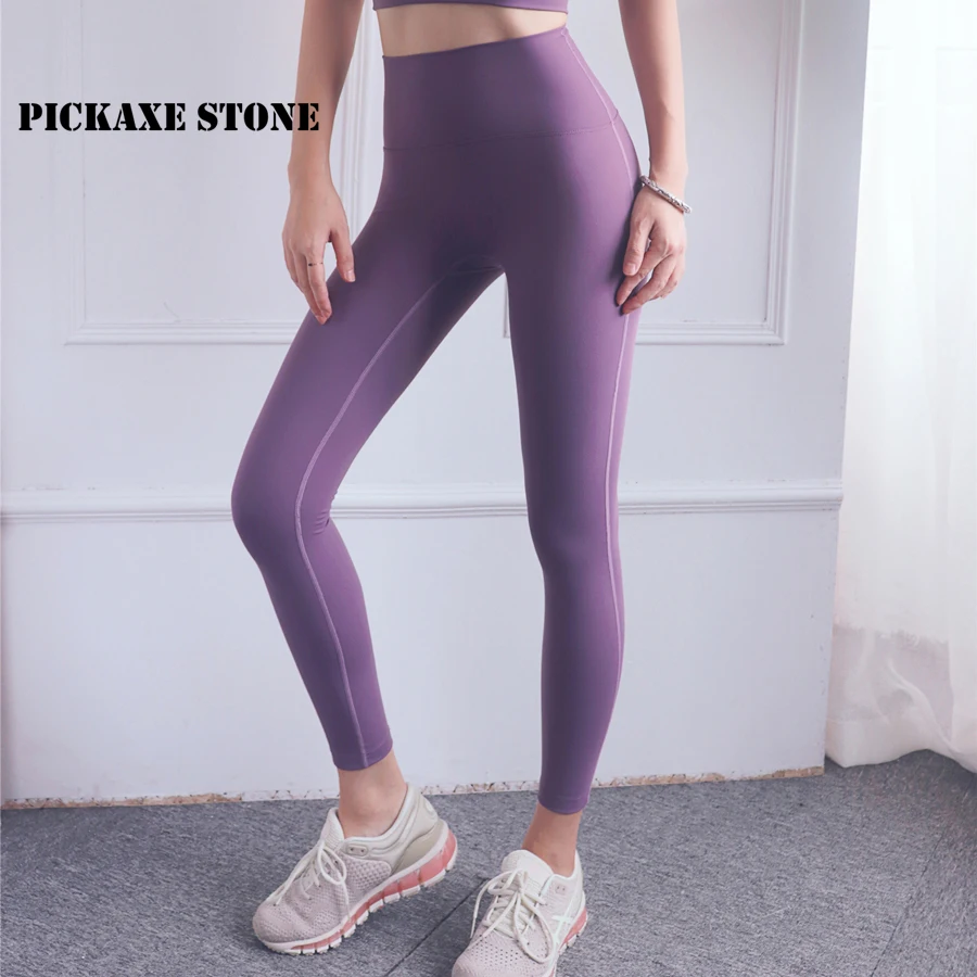 PS Новые Бесшовные штаны для йоги женские спортивные Леггинсы фитнеса и бедер