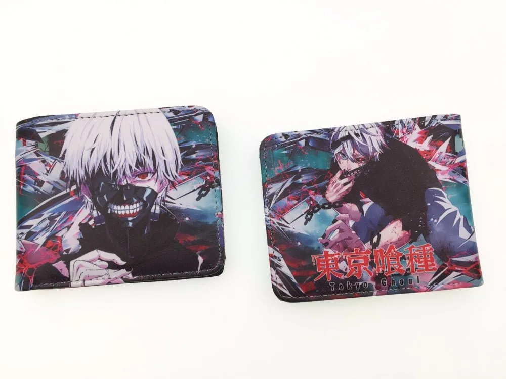 Кошелек унисекс из ПУ кожи с изображением Токийского Гуля|cartoon wallet|anime walletwallet unisex |