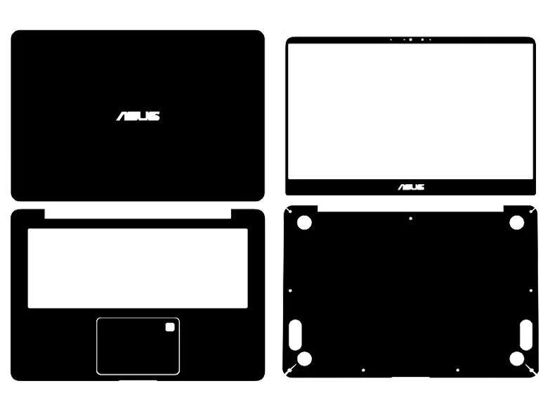 

Специальные виниловые наклейки из углеродного волокна для ноутбука ASUS UX430 UX430UQ UX430UA 14 дюймов