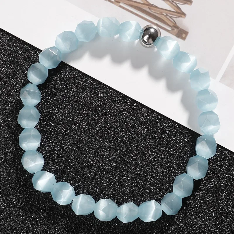 Натуральный Кристальный браслет с символами чакр ювелирные изделия черный