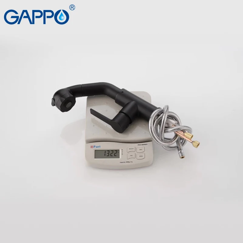 GAPPO смеситель вытащить черный ванной смесители краны Водопад раковины комнаты на