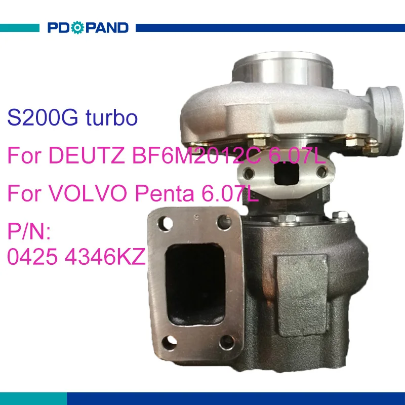 Промышленный Турбокомпрессор S200G для Volvo Penta DEUTZ BF6M 2012C 6070ccm 40KW 318438