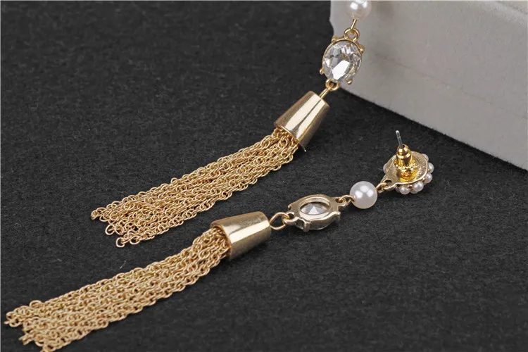 Новинка 2018 модные ювелирные изделия искусственный жемчуг драгоценные камни и