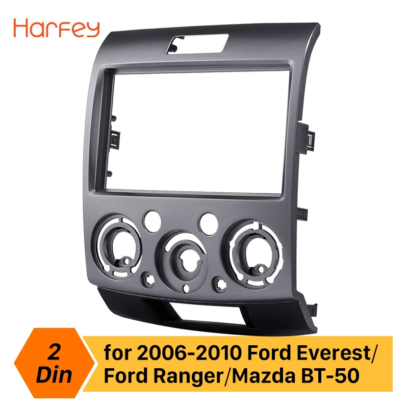 Harfey автомобильный аудио Радио панель для Ford Everest Ford Ranger 2006 2007 2008 2009 2010 2Din рамки установка CD-плеер комплект для переоборудования