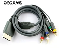 ocgame 20pcslot 1 8m 6 in 1 hd tv component composite audio video av high definition cable cord for xbox360 xbox 360