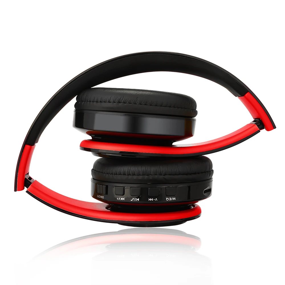 Беспроводные наушники Bluetooth стерео музыкальные гарнитуры TF карта MP3 плеер FM радио