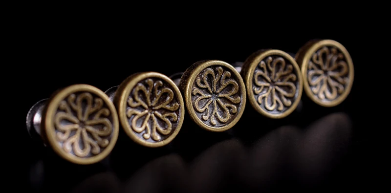 10 мм 50 шт богемные Цветочные наклепки Tacks Conchos украшения из кожи