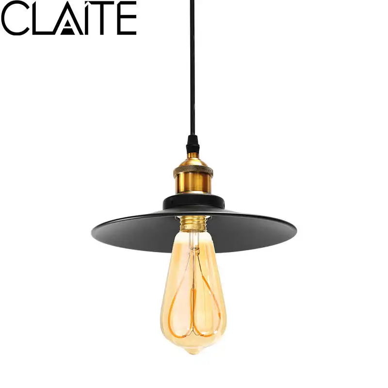 CLAITE Ретро бар стол подвесной светильник покрывает абажуры 220В Американский