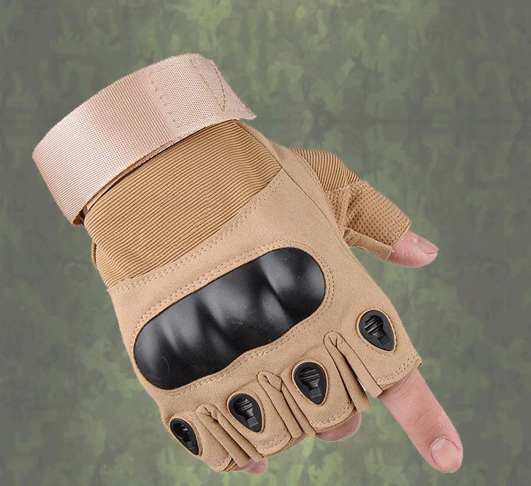 Перчатки с открытыми пальцами, защита от солнца, движения, туризма, охоты, Нескользящие, для улицы, тактические перчатки без пальцев, перчатки для езды на велосипеде, скалолазания