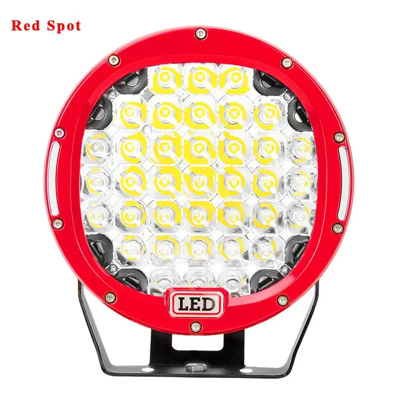 1pc Red Spot VISORAK " 185 Вт внедорожный светодиодный рабочий светильник 4WD 4x4 SUV ATV светодиодный светильник для грузовика светодиодный светильник для автомобиля ATV 4WD 4x4 SUV Offroad - Цвет: 1pc Red Spot