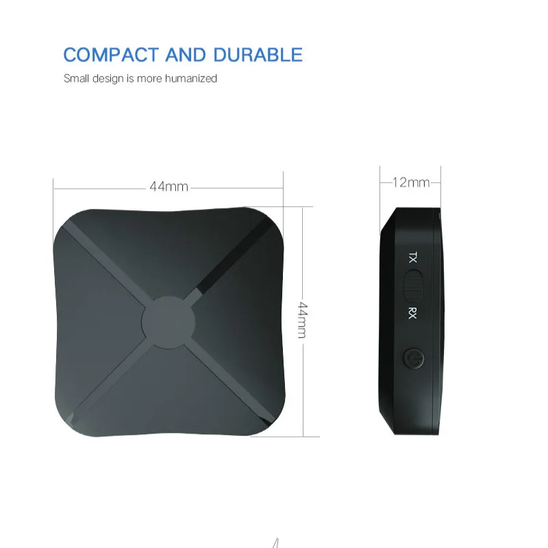 2 в 1 Bluetooth 4,2 приемник и передатчик Bluetooth беспроводной адаптер аудио с 3,5 мм AUX аудио для домашнего ТВ MP3 ПК