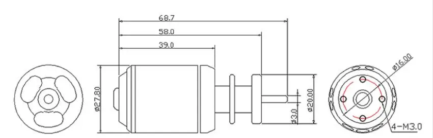 QX-MOTOR EDF 30 мм/64 мм/70 мм/90 мм с 2822/1611/2827/3530 бесщеточный двигатель набор «сделай сам» для гоночного дрона радиоуправляемого Airplain модель