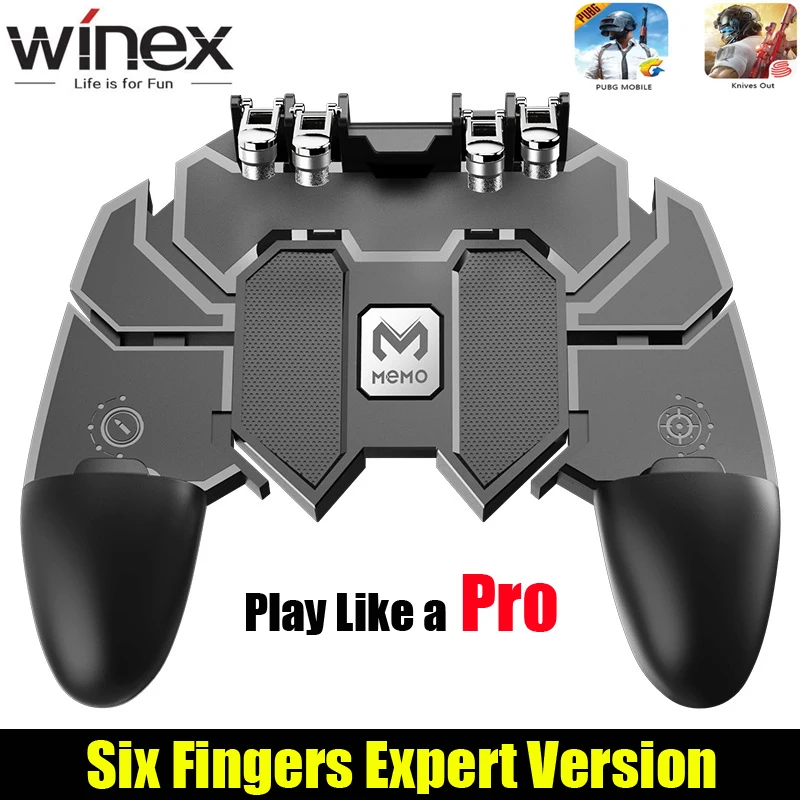 Winex Pubg игровой геймпад для мобильного телефона контроллер l1 r1 стрелок триггер