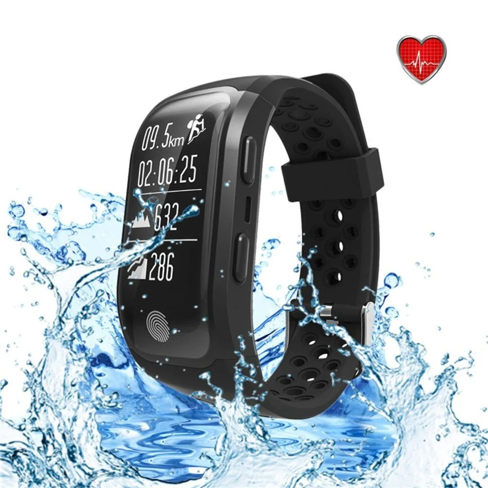Bluetooth gps женские часы мужские Смарт-браслет монитор сердечного ритма IP68 Спорт