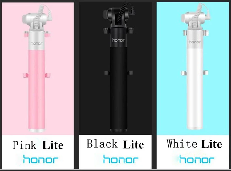 Huawei Honor селфи-палка, монопод, проводная селфи-палка, выдвижная ручная палка с затвором для iPhone, Android, huawei, samsung, Xiaomi