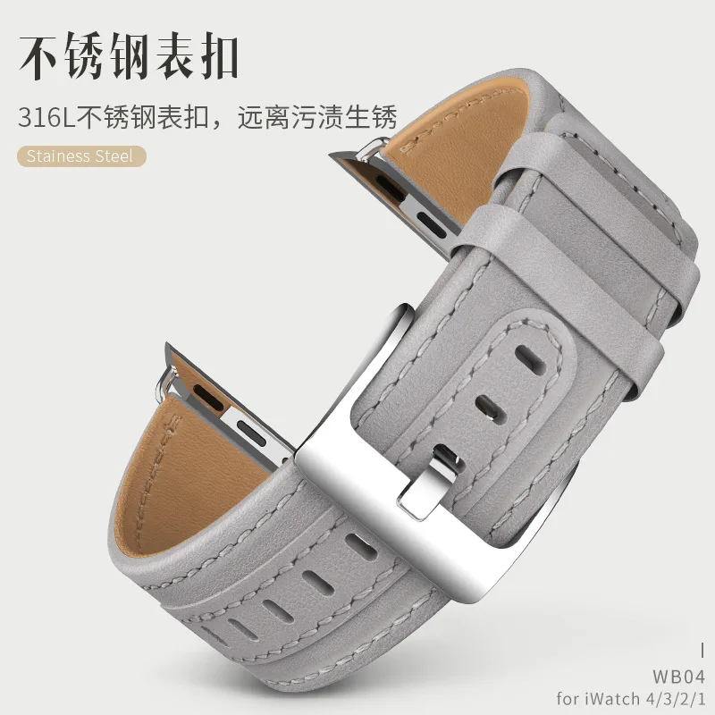 Беспроводное зарядное устройство HOCO Duke кожаный ремешок для часов Apple Watch версии