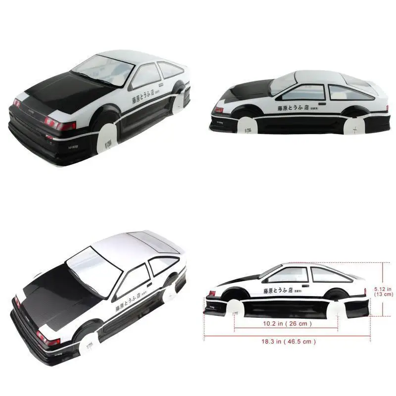 1/10 ПВХ Окрашенный корпус RC гоночный автомобиль аксессуары для Tooyotaa Coorollaa