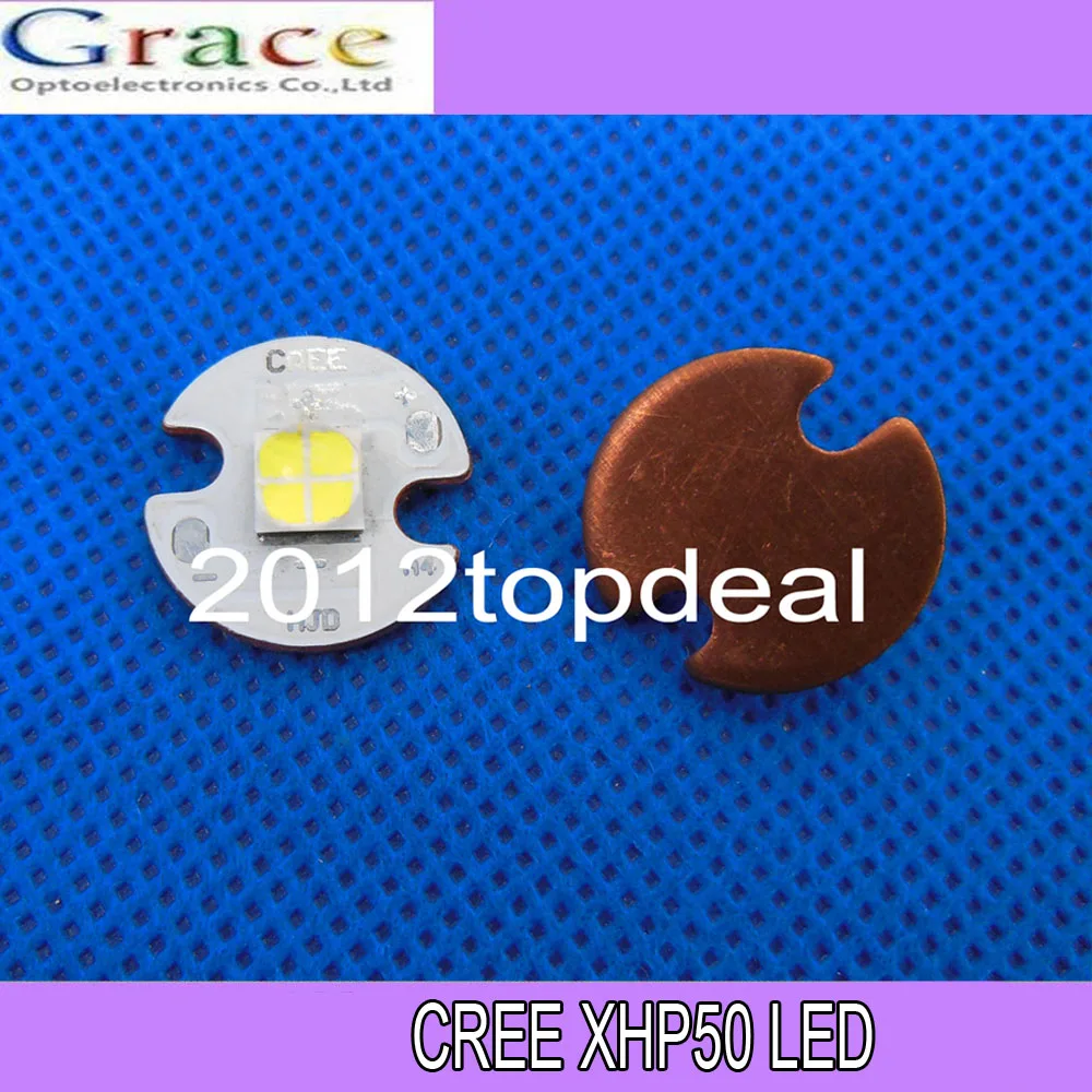 Новый светодиодный излучатель Cree XLamp XHP50 20 Вт 12 В 2546lm @ 19 Холодный белый чип J2 1A с