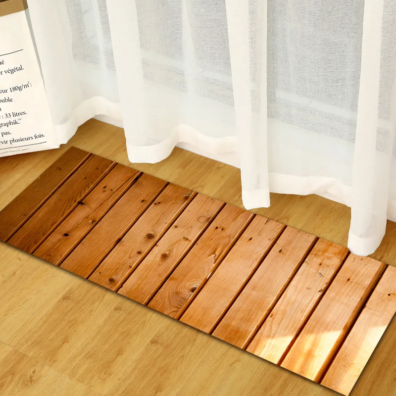 Противоскользящий длинный кухонный коврик моющийся ковер для спальни входной