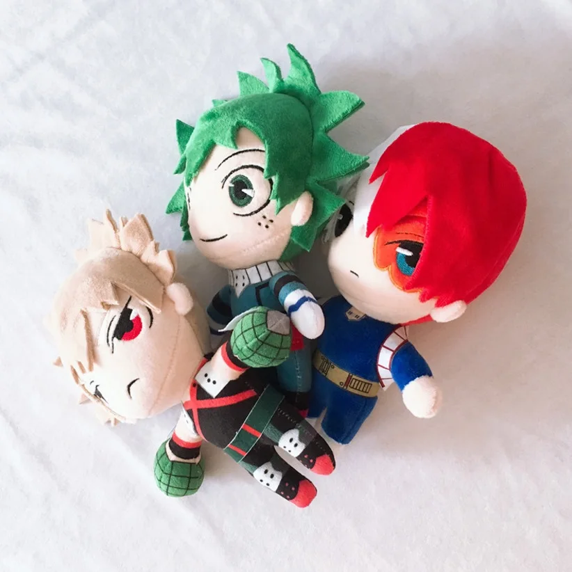 Аниме Моя геройская Академия Izuku мидория Katsuki Bakugou Shouto Todoroki плюшевая игрушка