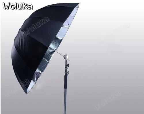 Отражающий зонтик для фотосъемки 16 параболический зонтик с глубоким горлом черного и серебристого цвета зонтик с мигающим глубоким серебристым светом CD50 T08