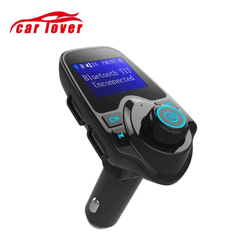 Bluetooth беспроводной MP3 музыкальный плеер fm передатчик A2DP HandsFree Car Kit адаптер 5V 2.1A Dual