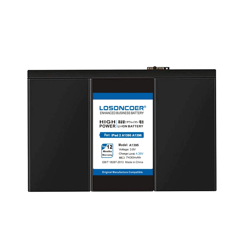 LOSONCOER A1395 7430 мАч батарея для iPad2 iPad 2 A1395 A1396 A1397 A1376 A1316 серии батареи ноутбука+ быстрое прибытие