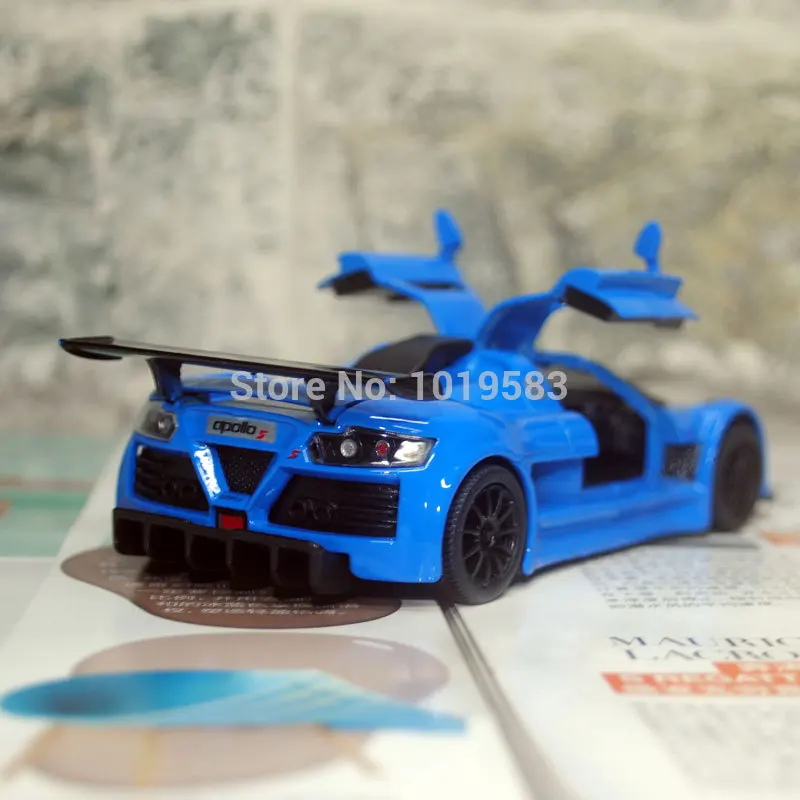 Масштаб 1/36 игрушечный автомобиль 2010 Gumpert Apollo Спортивная литая металлическая