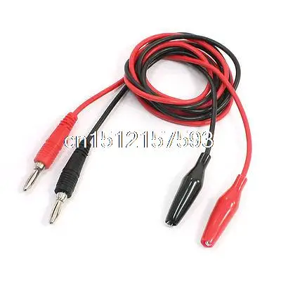 Мультиметр источник питания Аллигатор зажим для банановой вилки тестовый свинец