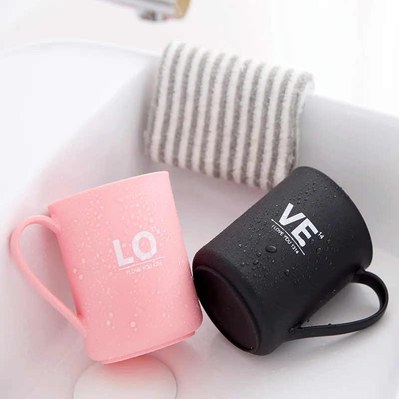 Пара чашек для мытья чашка чая Чистка Бытовая Алфавит чашки пластиковая ванная