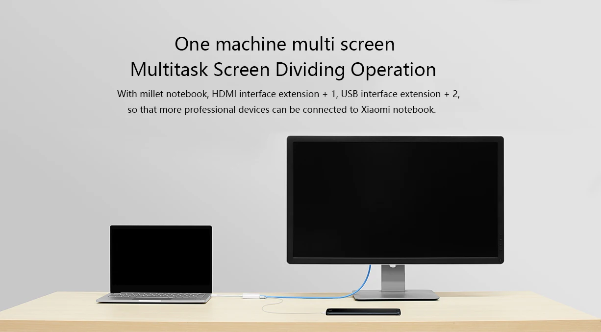 Xiaomi Лидер продаж USB-C HDMI Многофункциональный преобразователь 4K HD выход USB 3,0 высокоскоростной USB-C передачи PD2.0 Интеллектуальный