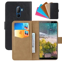 luxury wallet case for highscreen power five max 2 pu leather retro flip cover magnetic fashion cases strap
