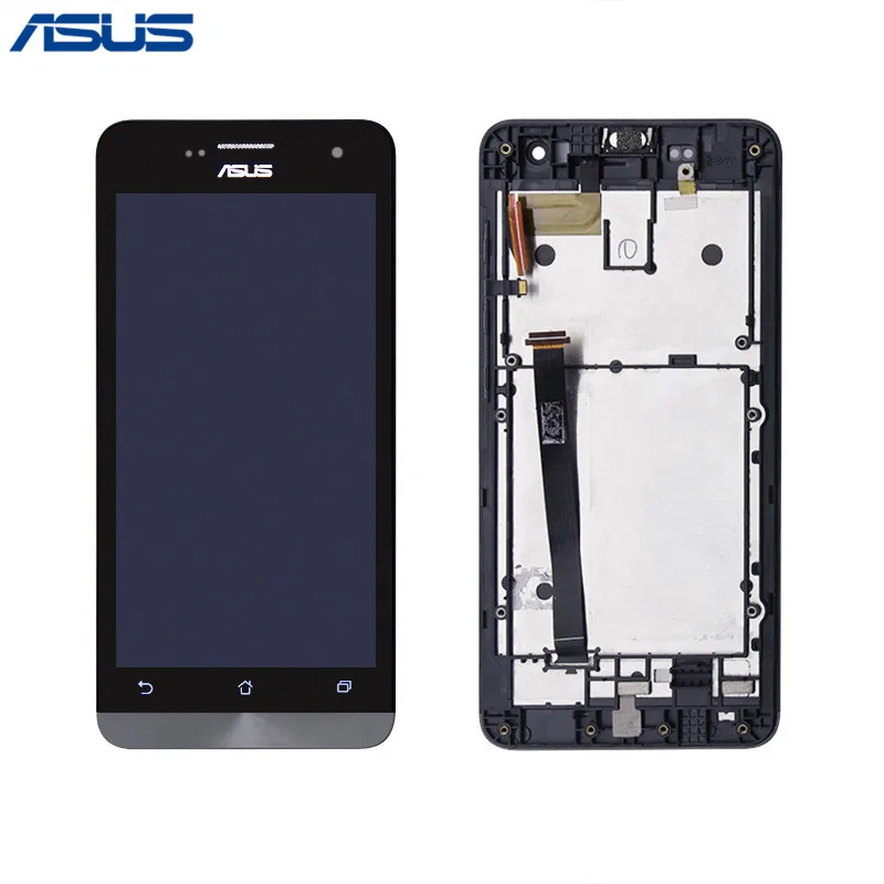 

ASUS ZenFone5 A500CG LCD Display Screen For ASUS ZenFone5 A500CG A501CG T00J T00F Touch Screen digitizer Assembly with Frame